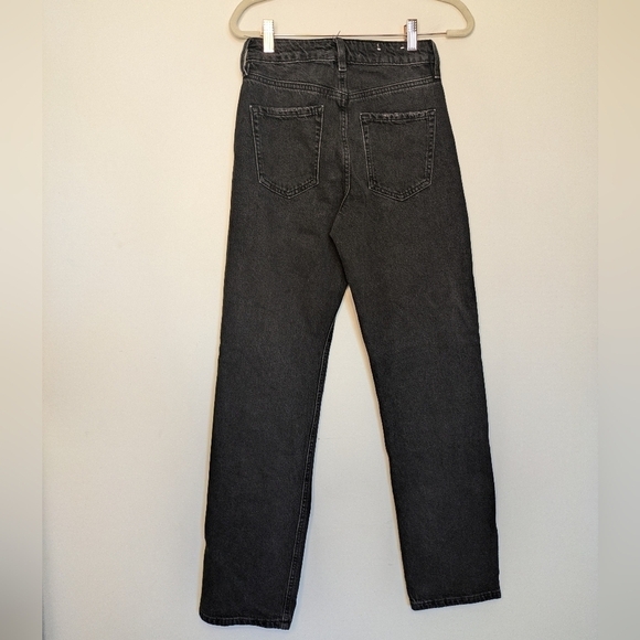 Dynamite Chiara  Black Highrise Straight Leg Jeans Size 24 - Picture 5 of 9